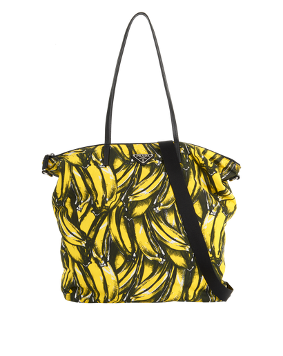 Banana Print Tote, front view